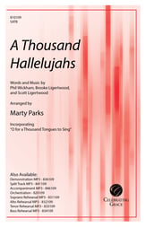 A Thousand Hallelujahs SATB choral sheet music cover